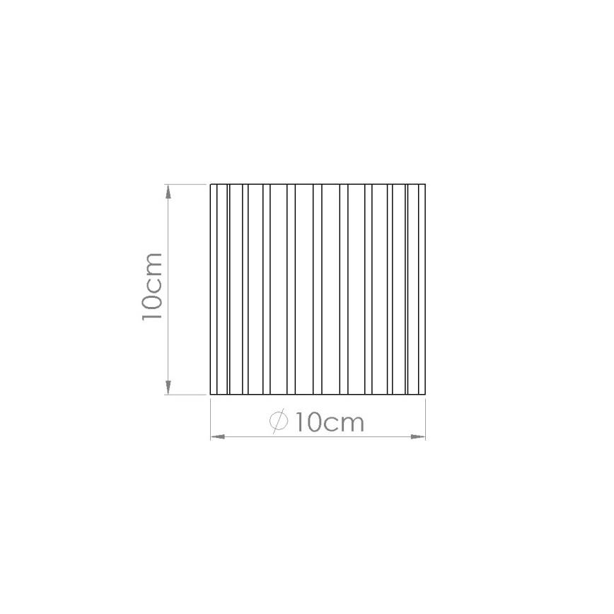 Spot AURA 1xGU10/10W/230V Ø 10 cm, cor creme