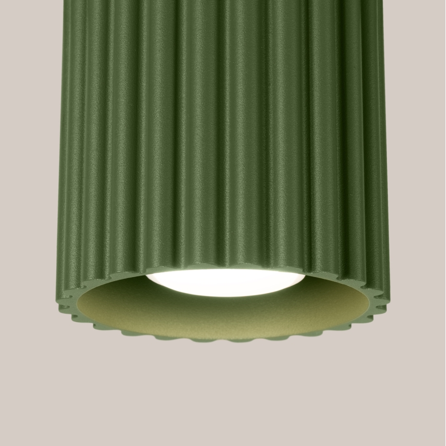 Spot embutido AURA 1xGU10/10W/230V, Ø 10 cm, verde