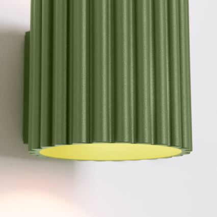 Aplique de parede AURA 1xG9/10W/230V verde