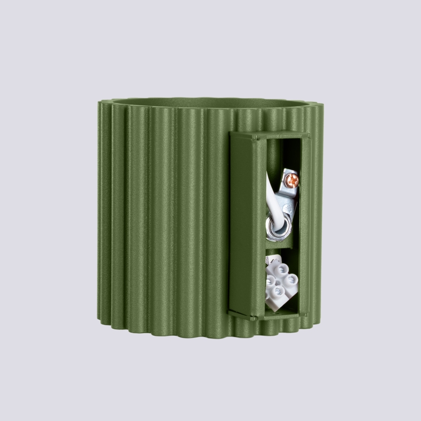 Aplique de parede AURA 1xG9/10W/230V verde