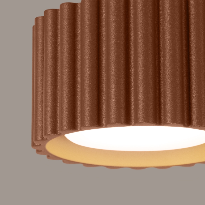 Foco de teto AURA 1xGX53/10W/230V, diâmetro 10 cm, castanho