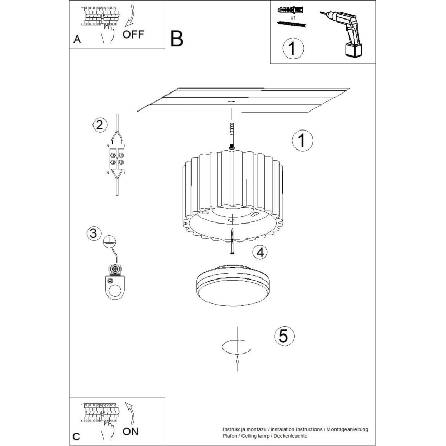 Foco de teto AURA 1xGX53/10W/230V, diâmetro 10 cm, castanho