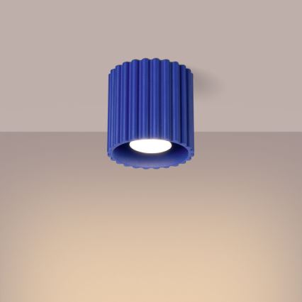 Spot AURA 1xGU10/10W/230V, Ø 10 cm, azul
