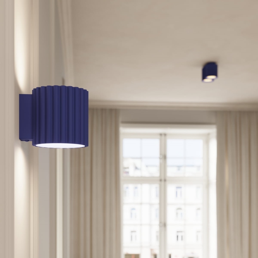 Candeeiro de focos AURA 2xGU10/10W/230V azul
