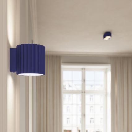 Spot de teto AURA 2xGX53/10W/230V azul