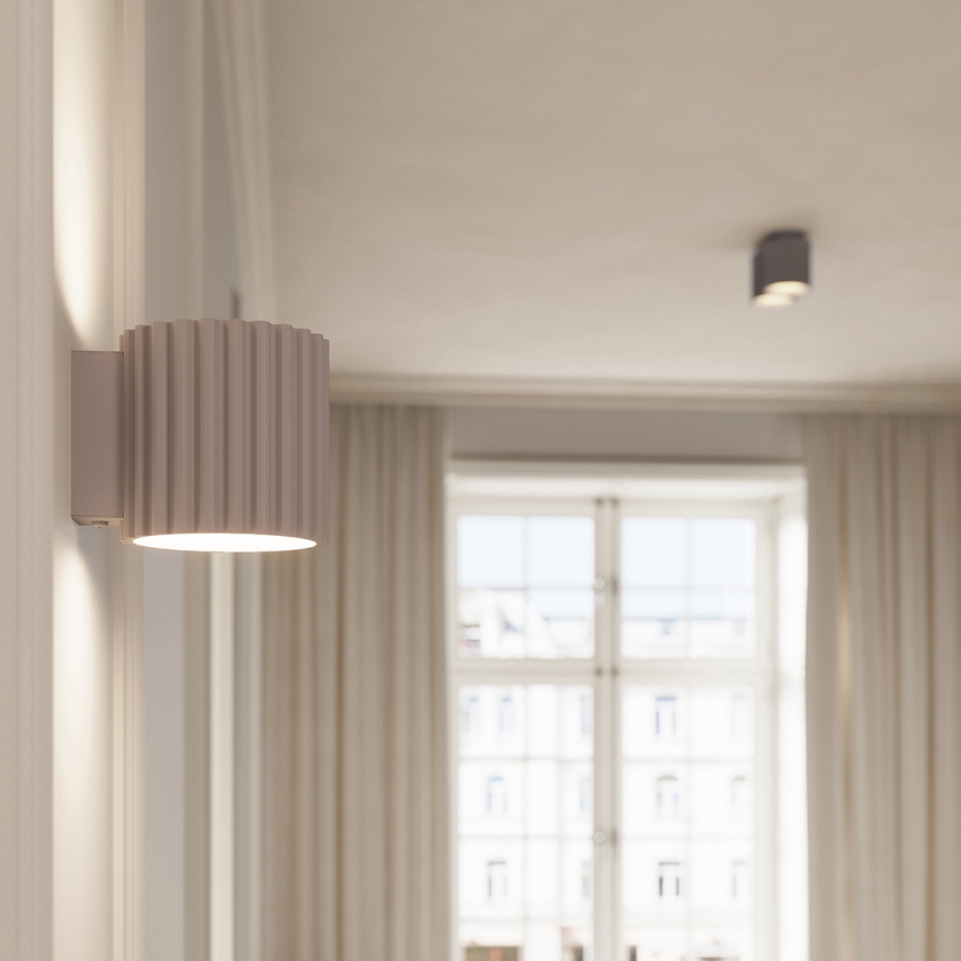 Aplique de parede AURA 1xG9/10W/230V taupe