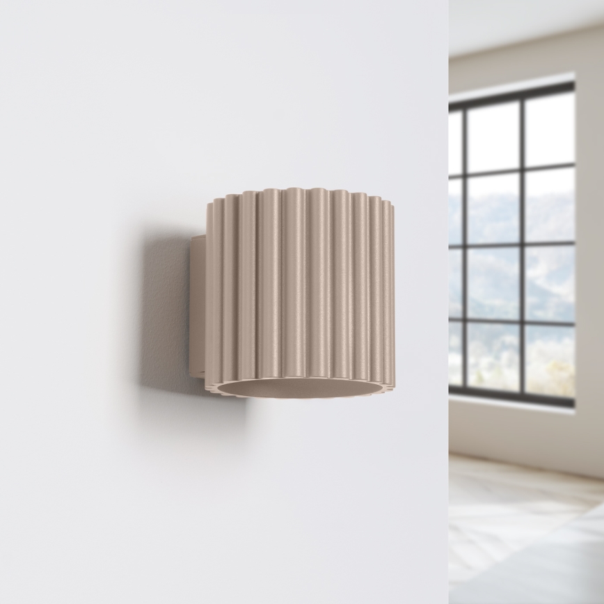 Aplique de parede AURA 1xG9/10W/230V taupe