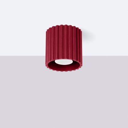Spot AURA 1xGU10/10W/230V, Ø 10 cm, vermelho