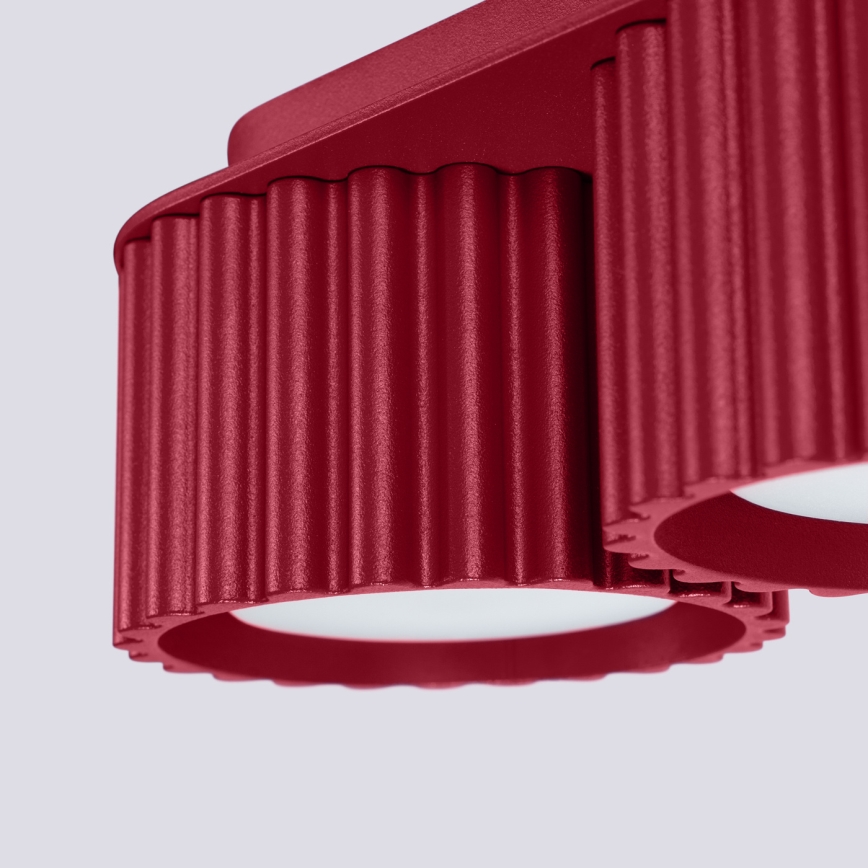 Candeeiro de focos AURA 2xGX53/10W/230V vermelho