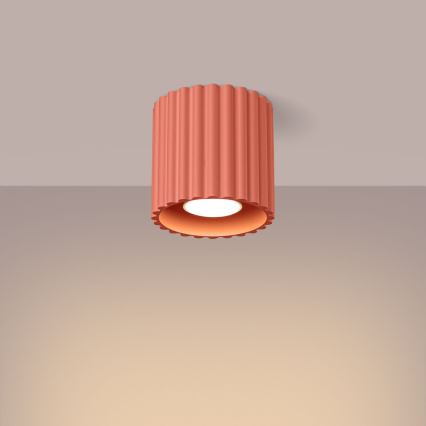 Spot AURA 1xGU10/10W/230V Ø 10 cm rosa