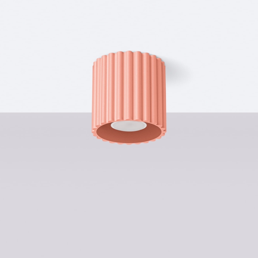 Spot AURA 1xGU10/10W/230V Ø 10 cm rosa