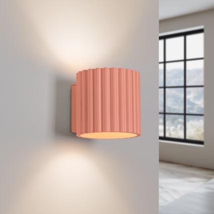 Aplique de parede AURA 1xG9/10W/230V rosa