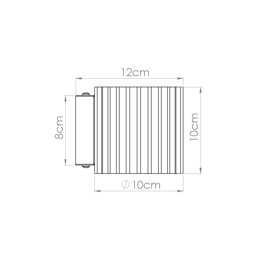 Aplique de parede AURA 1xG9/10W/230V rosa
