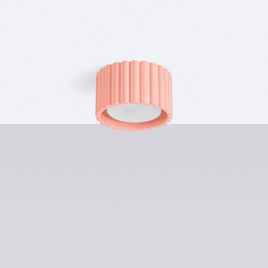 Foco AURA 1xGX53/10W/230V, Ø 10 cm, rosa