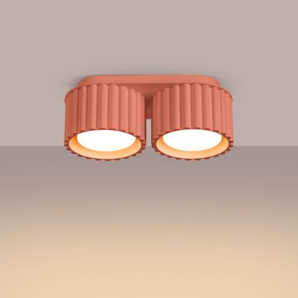 Spot AURA 2xGX53/10W/230V rosa