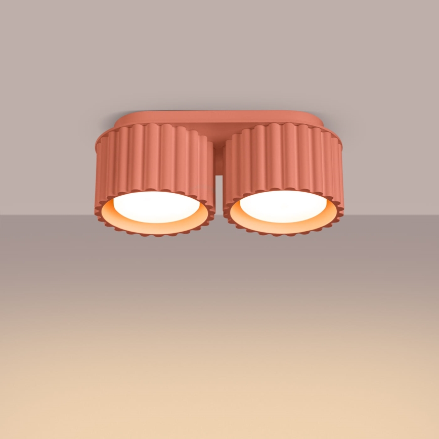 Spot AURA 2xGX53/10W/230V rosa