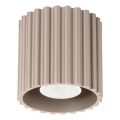 Spot AURA 1xGU10/10W/230V, 10 cm, taupe