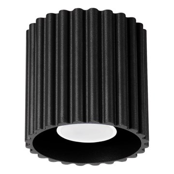 Spot AURA 1xGU10/10W/230V Ø 10 cm preto