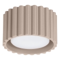 Spot AURA 1xGX53/10W/230V Ø 10 cm taupe
