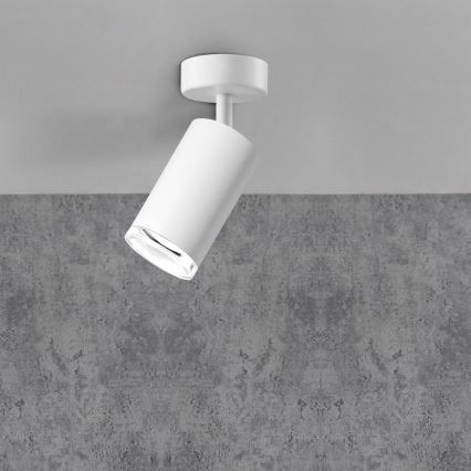 Spot de banheiro LED RGBW dimmável TURYN 1xGU10/6,5W/230V 2700-6500K Wi-Fi IP44 branco