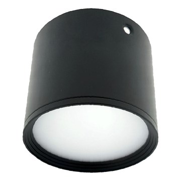 Spot de embutir LED/5W/230V 3000/4000/6400K diâmetro 7,5 cm preto
