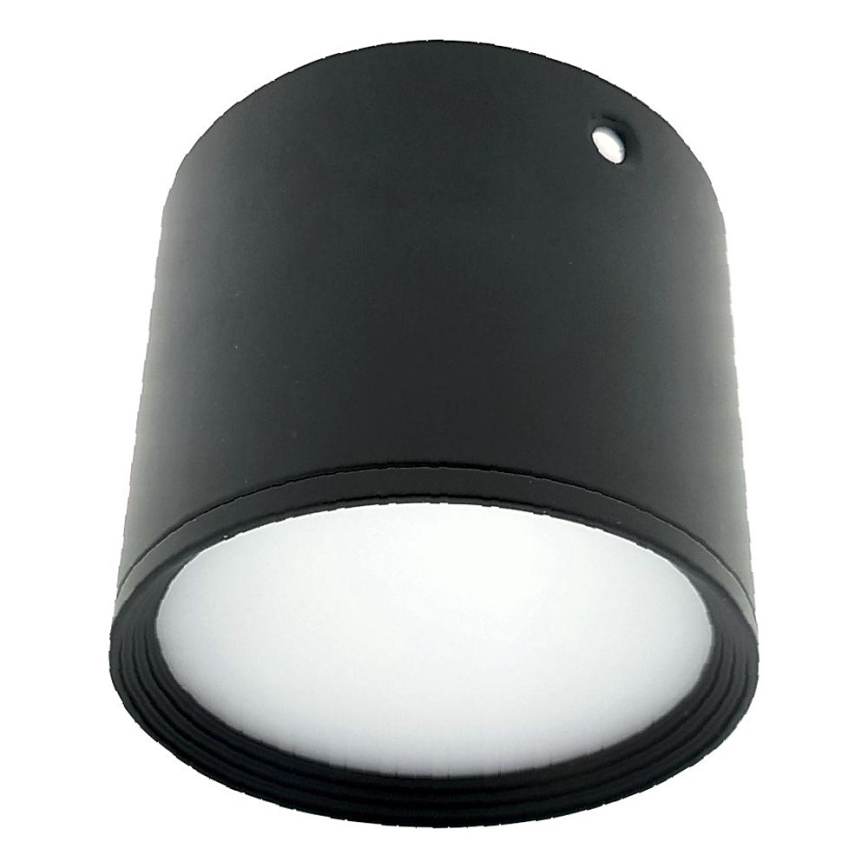 Spot de embutir LED/5W/230V 3000/4000/6400K diâmetro 7,5 cm preto