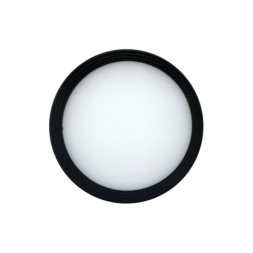 Spot de embutir LED/5W/230V 3000/4000/6400K diâmetro 7,5 cm preto