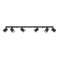 Spot de luz MERIDA 6xGU10/40W/230V preto
