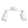 Spot de teto LEMMI 2xGU10/40W/230V branco