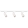 Spot direcional para sistema de trilho PIPE 3xGU10/10W/230V, branco