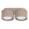 Spot direcionável AURA 2xGX53/10W/230V taupe