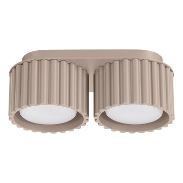 Spot direcionável AURA 2xGX53/10W/230V taupe