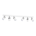 Spot direcionável JOKER 6xGU10/25W/230V branco/cromado brilhante