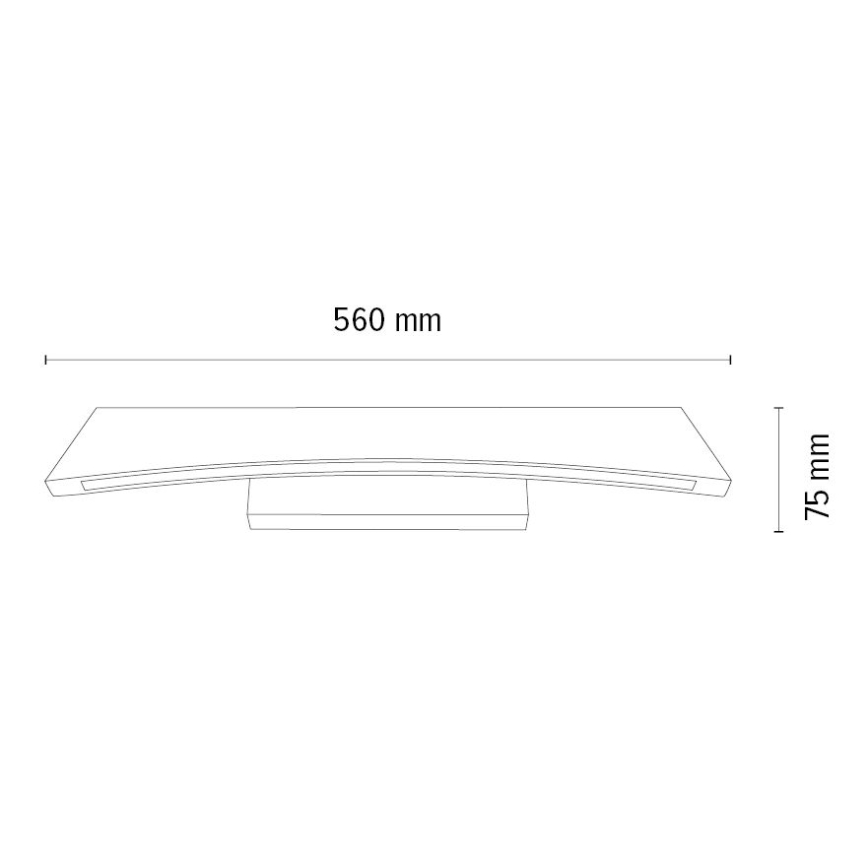 Iluminação de parede LED com regulação ZIAD LED/6,5W/230V carvalho – FSC certificado