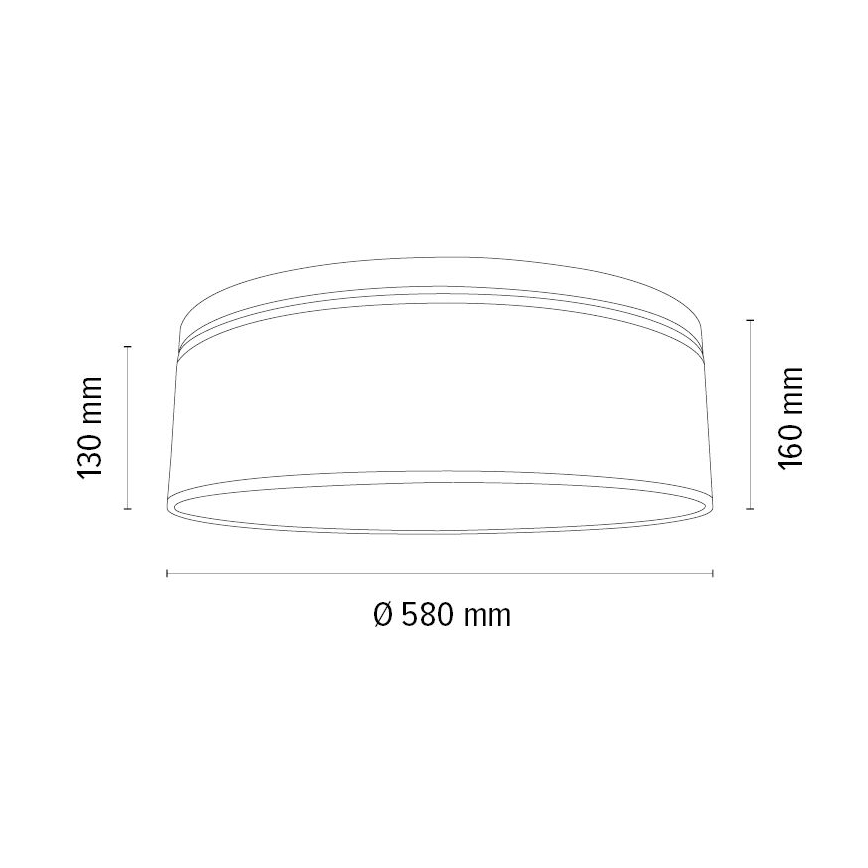 Iluminação de teto BOHO 3xE27/25W/230V diâmetro 58 cm carvalho – FSC certificado