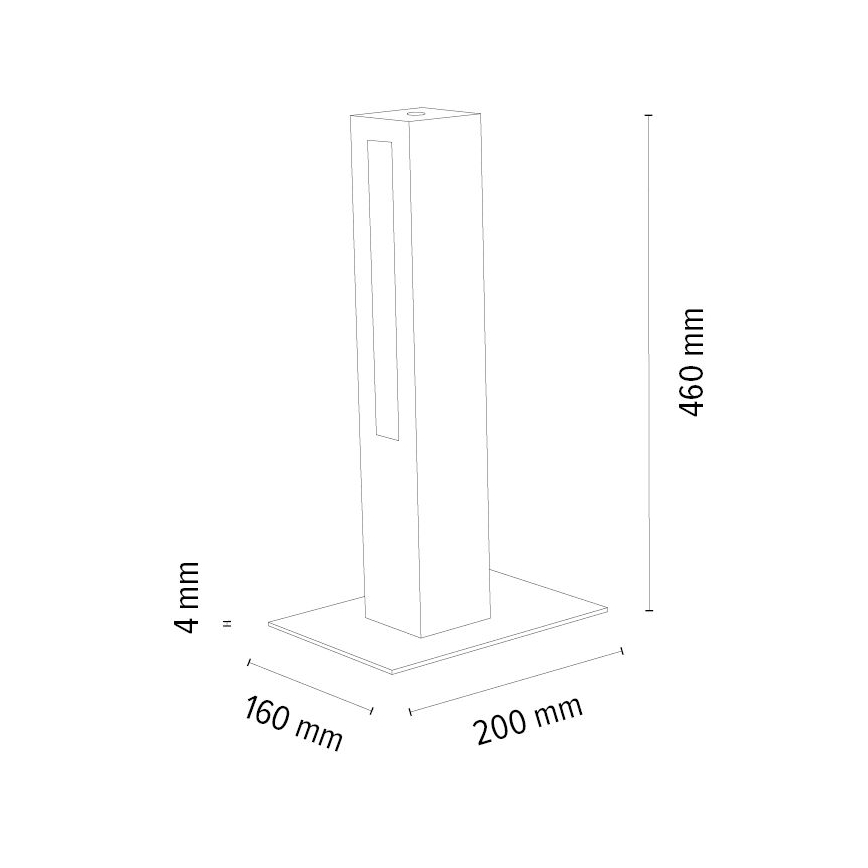 Candeeiro de mesa LED com regulação LEON LED/9W/230V carvalho – FSC certificado