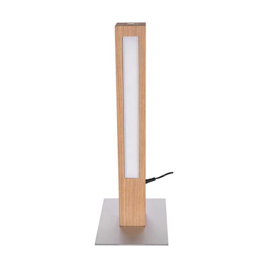 Candeeiro de mesa LED com regulação LEON LED/9W/230V carvalho – FSC certificado