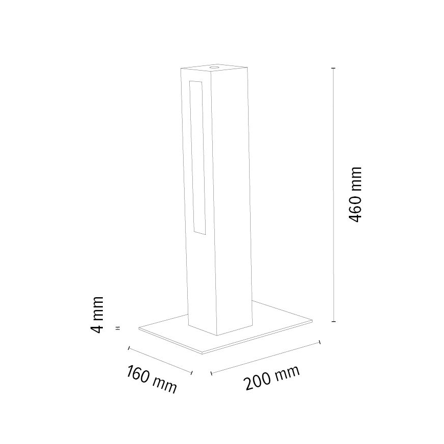 Candeeiro de mesa LED com regulação LEON LED/9W/230V carvalho – FSC certificado