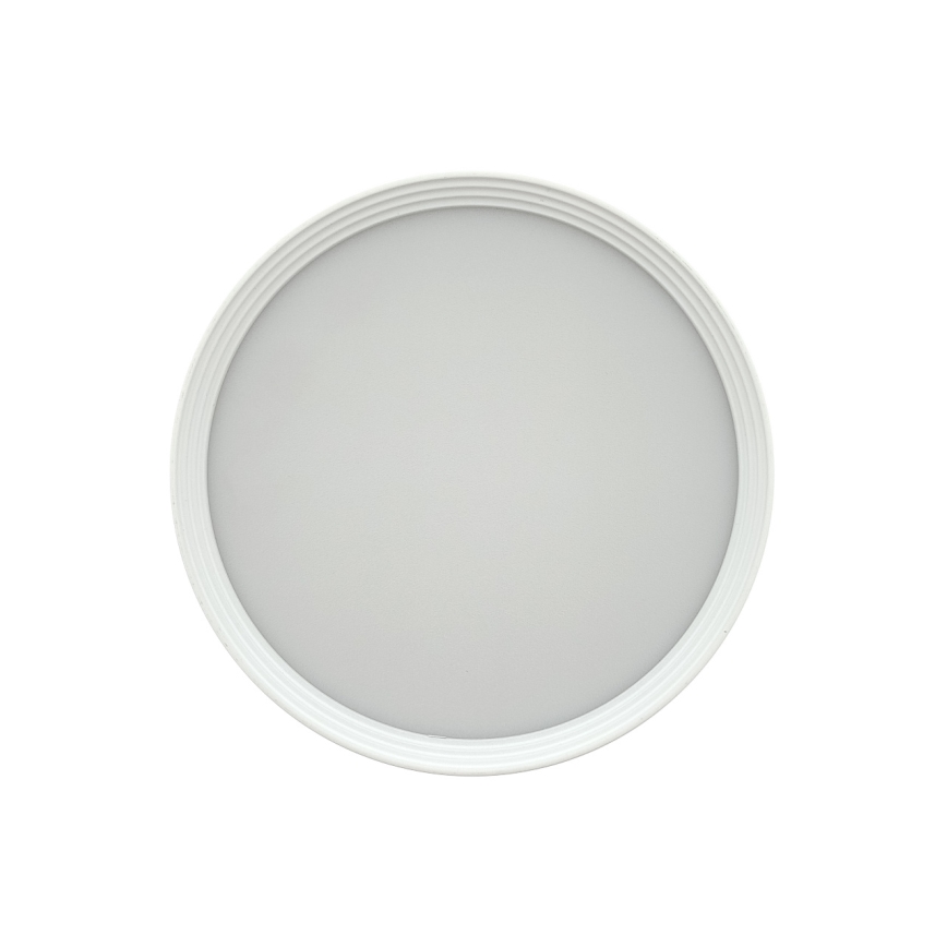 Spot LED de embutir 10W/230V 3000/4000/6400K Ø 12 cm branco
