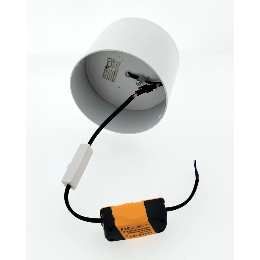 Spot LED de embutir 10W/230V 3000/4000/6400K Ø 12 cm branco