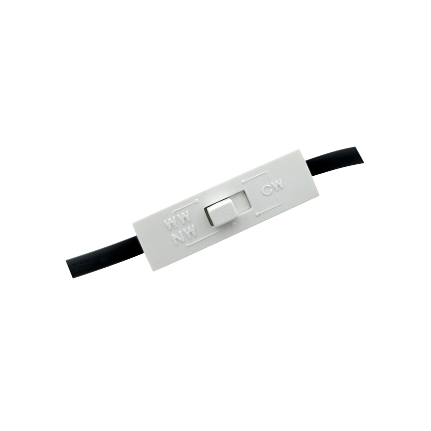 Spot LED embutido/5W/230V 3000/4000/6400K 7,5x7,5 cm preto