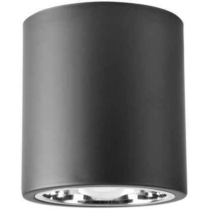 Foco LED RGBW dimerizável JUPITER 1xE27/6,5W/230V 2700-6500K Wi-Fi Ø 13 cm preto