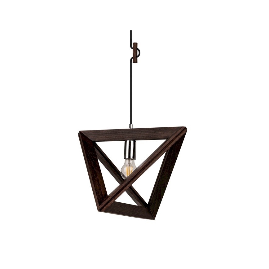 Candelabro suspenso TRIGONON 1xE27/60W/230V faia - certificado por FSC