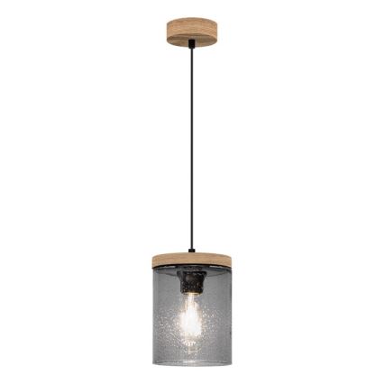 Candelabro suspenso MONSUN 1xE27/60W/230V pinho - certificado por FSC
