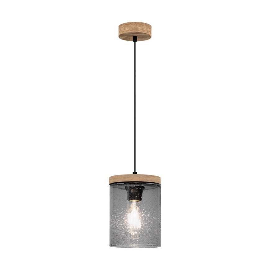 Candelabro suspenso MONSUN 1xE27/60W/230V pinho - certificado por FSC