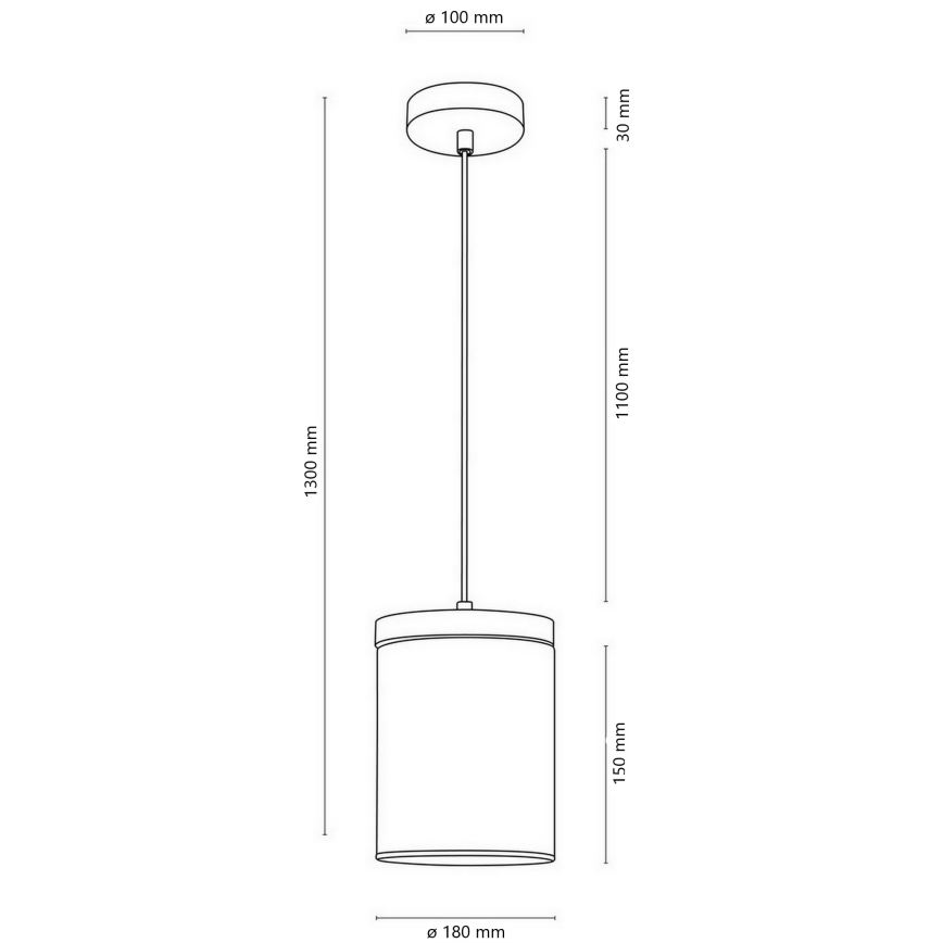 Candelabro suspenso MONSUN 1xE27/60W/230V pinho - certificado por FSC