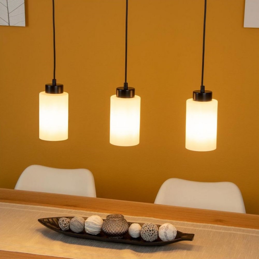 Candelabro suspenso BOSCO 3xE27/60W/230V - certificado por FSC