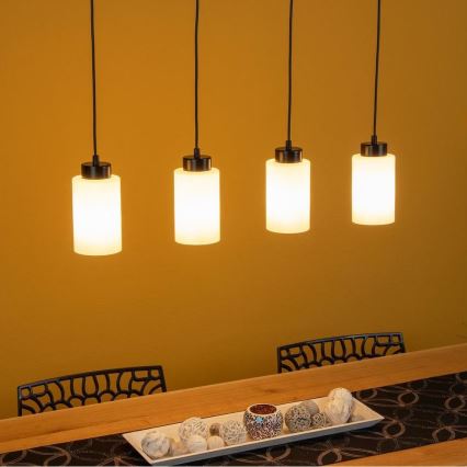 Candelabro suspenso BOSCO 4xE27/60W/230V - certificado por FSC
