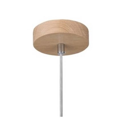 Candelabro suspenso ALESSANDRO 1xE27/60W/230V carvalho  - certificado por FSC