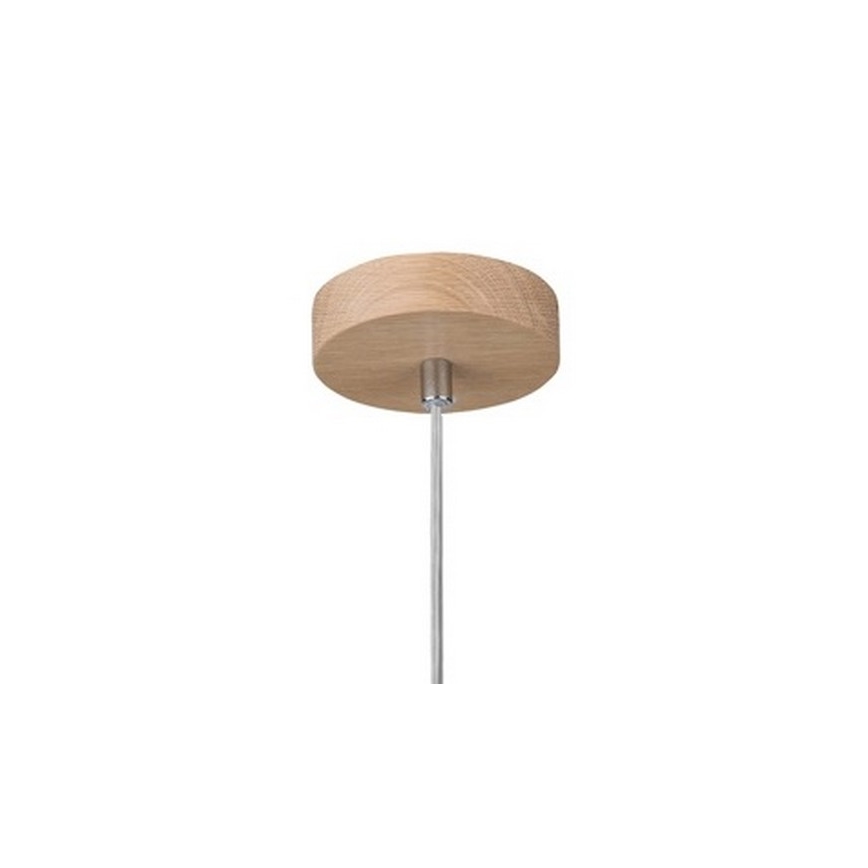 Candelabro suspenso ALESSANDRO 1xE27/60W/230V carvalho  - certificado por FSC